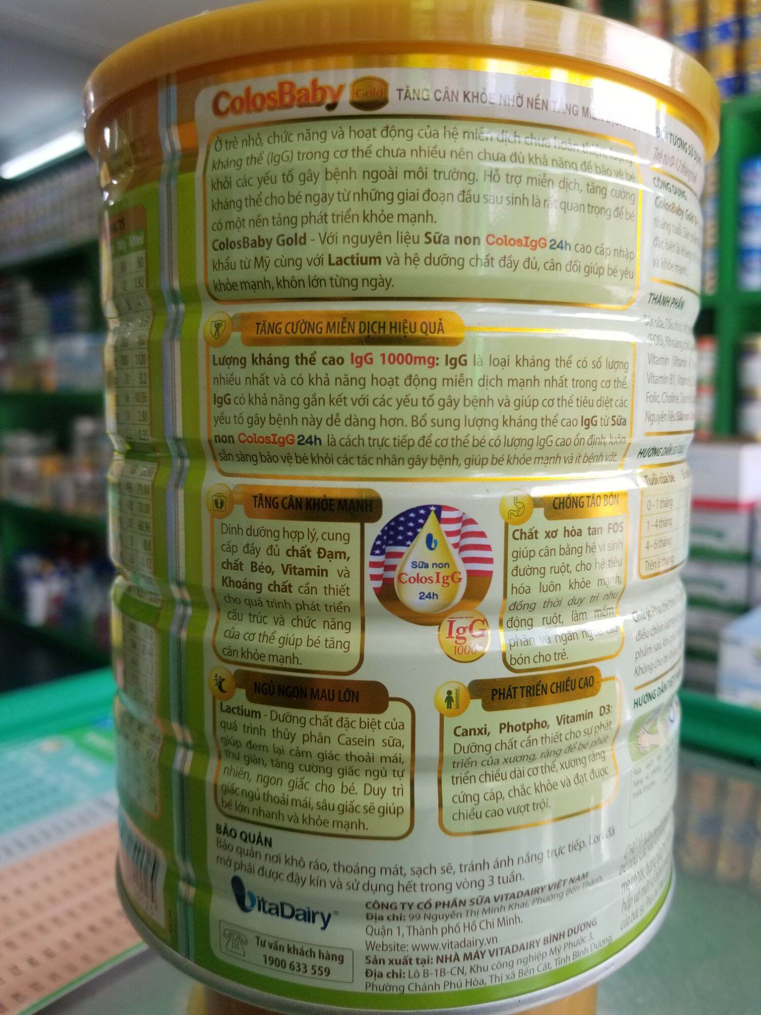 [HCM]Sữa bột ColosBaby sô 0+  800g
