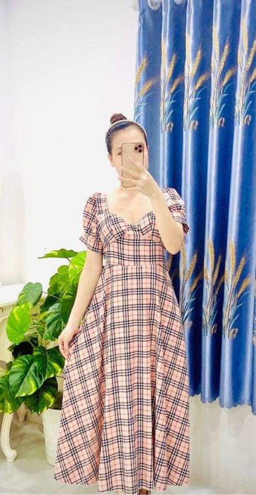 Váy maxi dài qua gối khách thích mẫu nào gửi ảnh cho shop nhé