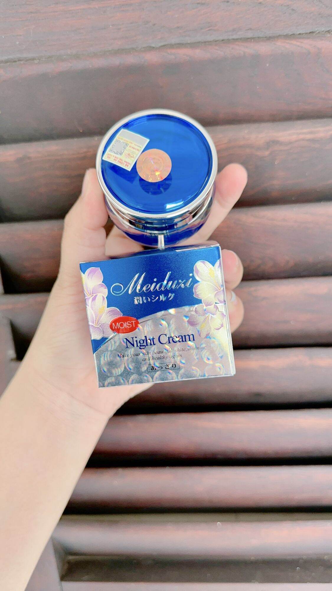  Kem Face Dưỡng Da Ban Đêm Meduzi Nhật  tem vuông  