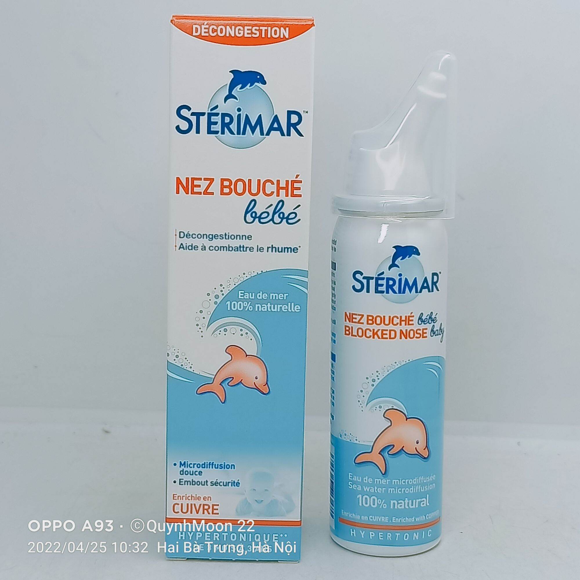 Sterimar cá heo cam xịt mũi 50ml