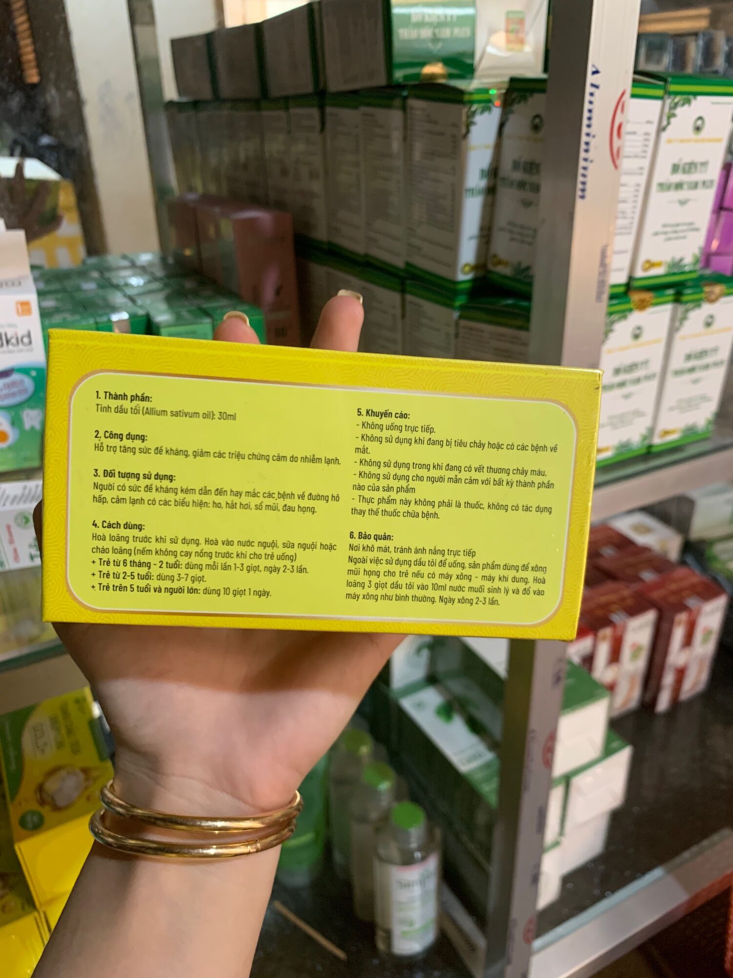 TINH DẦU TỎI DIỆP CHI GOLD+ 30ml