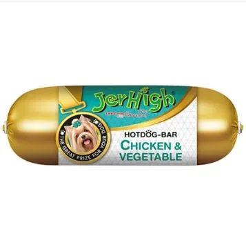 Xúc xích jerhigh hotdog-bar 150g gà & rau củ