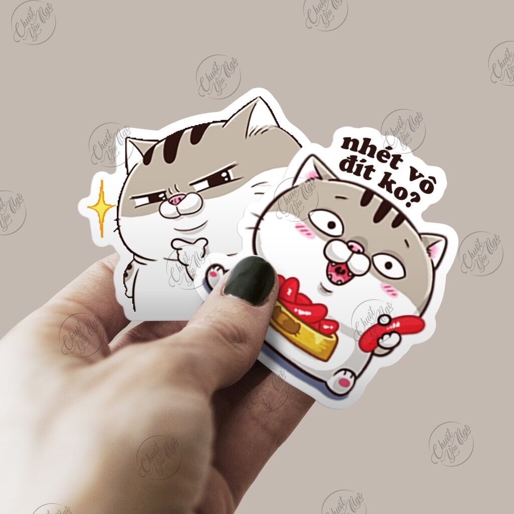 [HCM]Sticker Bộ 120 hình Mèo Ami