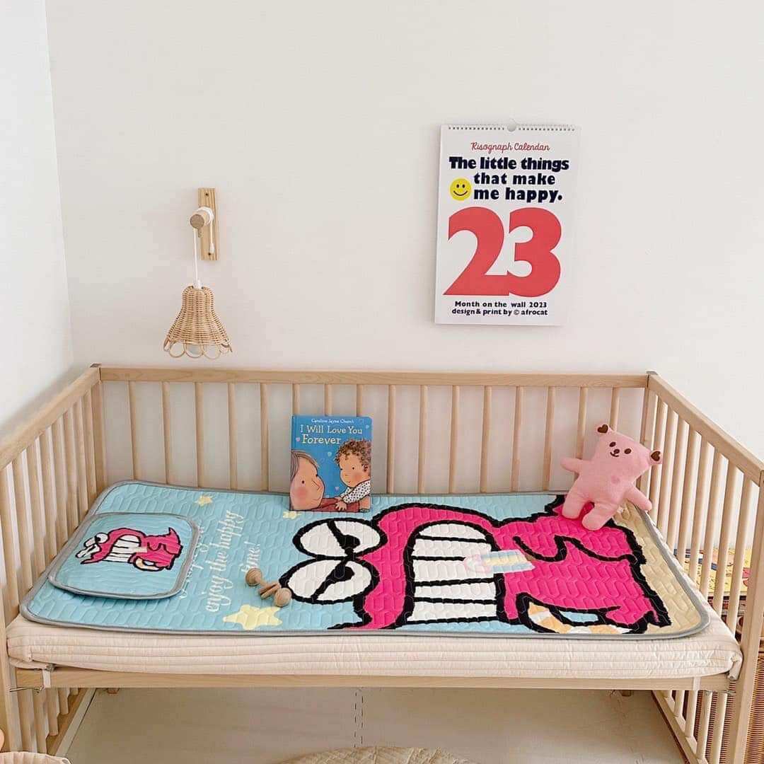 Chiếu Lụa Điều Hoà Cho Bé In Hình 5D ( Size 60x120)