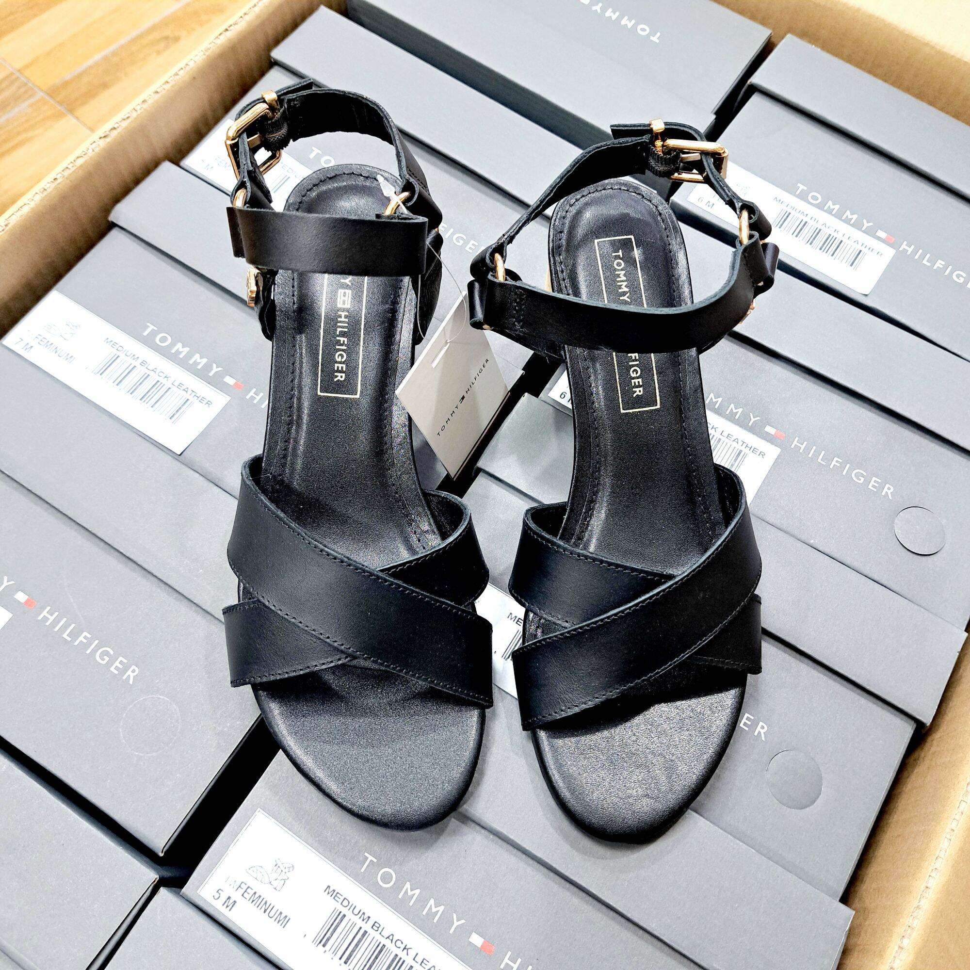 Sandal tommy hilfiger da Thật
