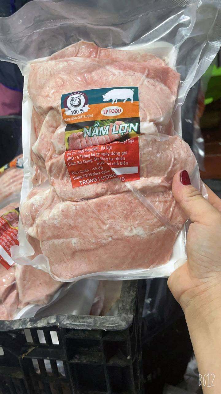 Nầm heo, nầm lợn thái sẵn 500gr về chỉ việc chế biến: nướng, thả lẩu, xào