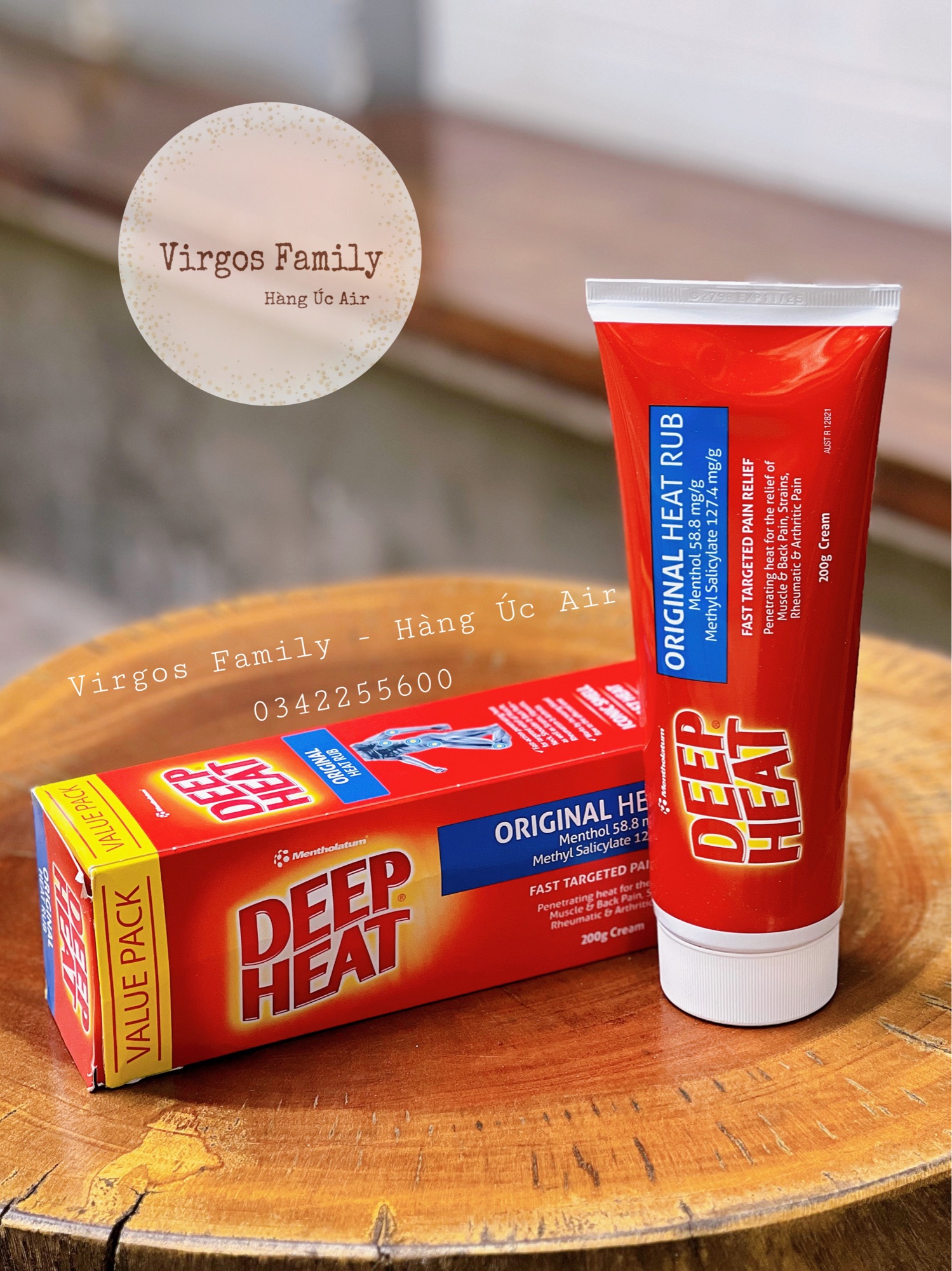 Kem xoa bóp Deep Heat Rub hàng Úc