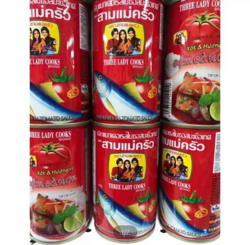 1 HỘP CÁ MÒI THÁI LAN 3 CÔ GÁI 155g