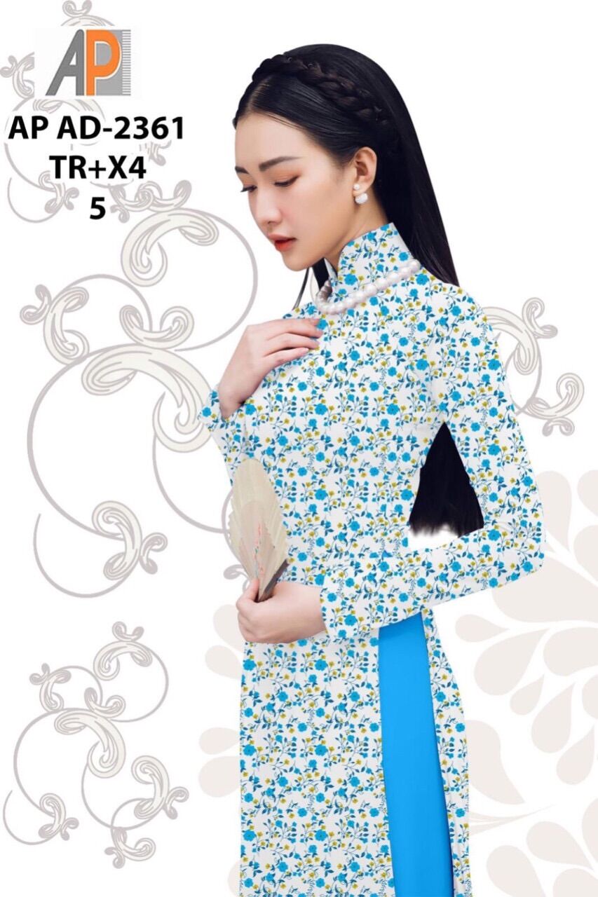 [HCM]Vải áo dài hoa nhí