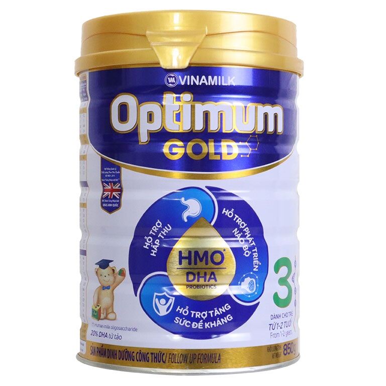 Sữa bột Vinamilk Optimum Gold 3 850g