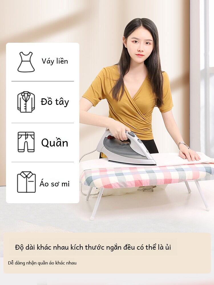 Ironing Board Household Folding Ironing Board Desktop Ironing Board Ironing Clothes Flat Rack Iron Board Base Board Small High-End