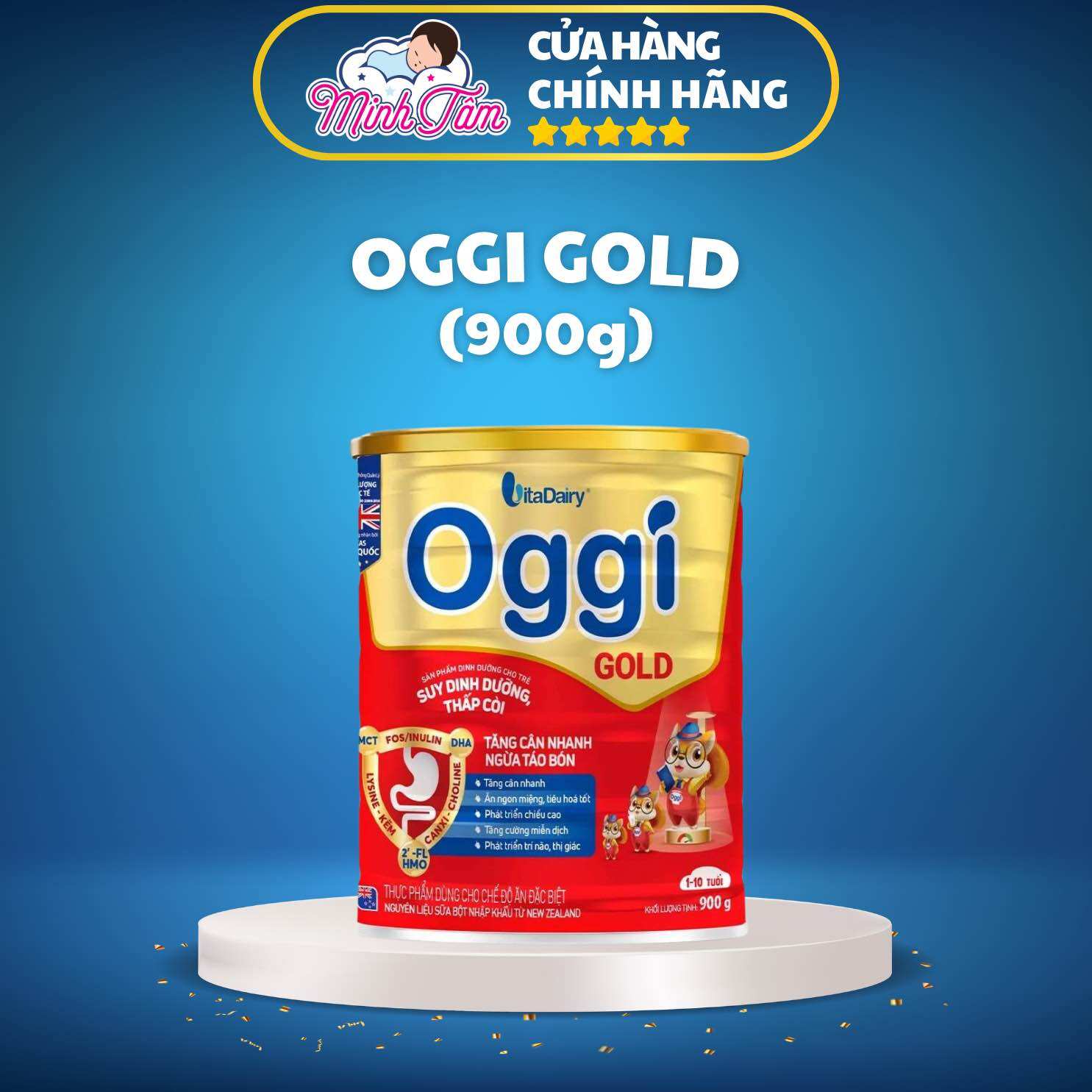 Sữa bột oggi gold cho bé 1-10 tuổi