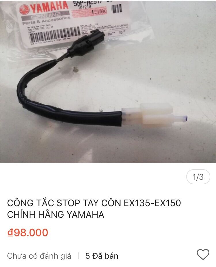 Công tắc phanh yamaha - công tắc côn exciter