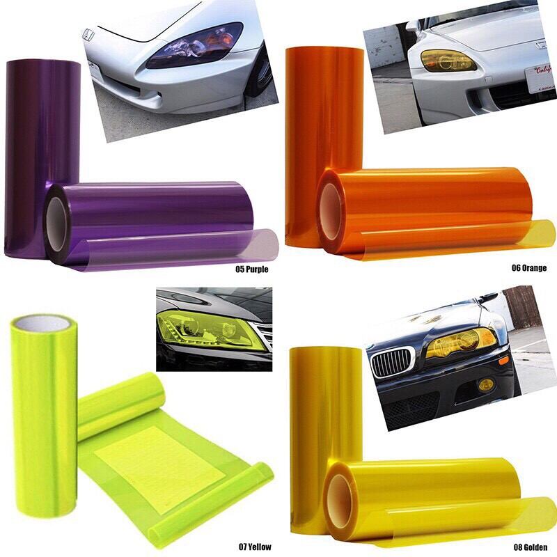 Đề can (decal) dán pha đèn (choá đèn)  màu ngọc trai