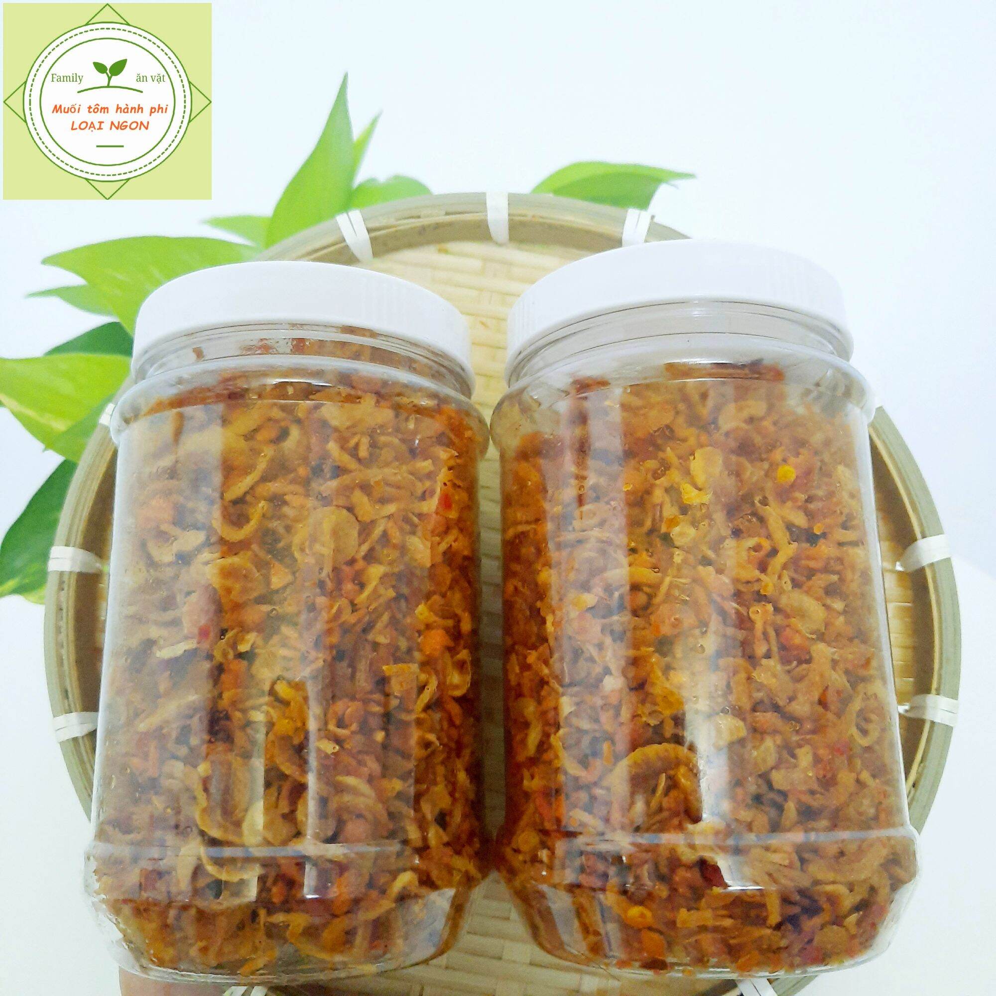 Muối Tôm Hành Phi (ĐẶC BIỆT) - Loại Ngon không bột - Hũ 200gr