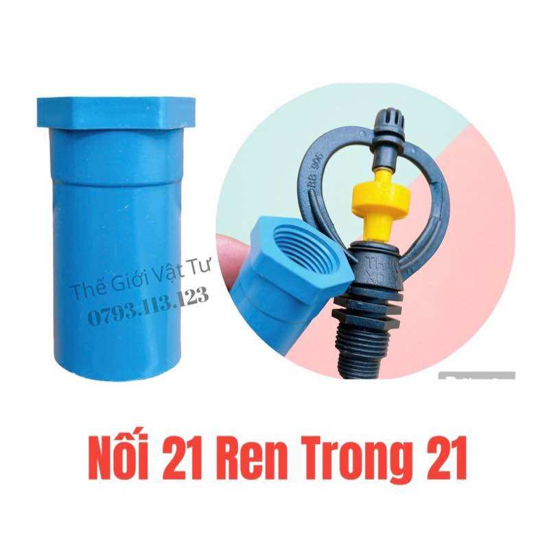 50 cái nối 21 ren trong 21 nhựa pvc