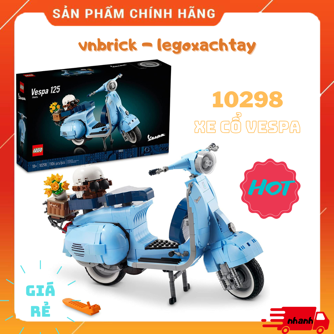Lego creator expert 10298 xe cổ vespa 125