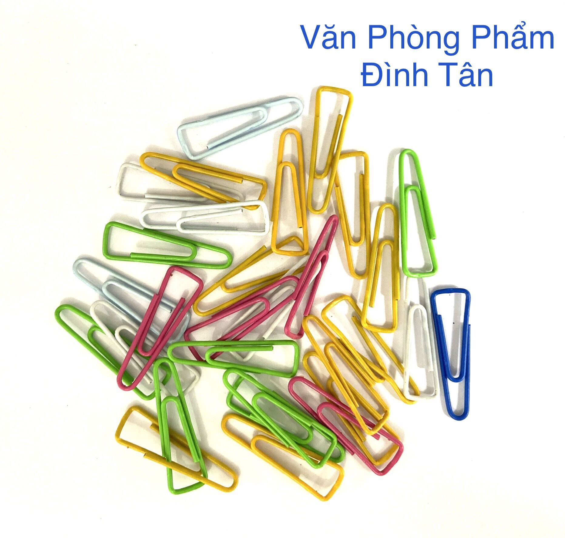 Kim kẹp giấy nhựa nhiều màu c62 - ghim kẹp giấy văn phòng tiện lợi