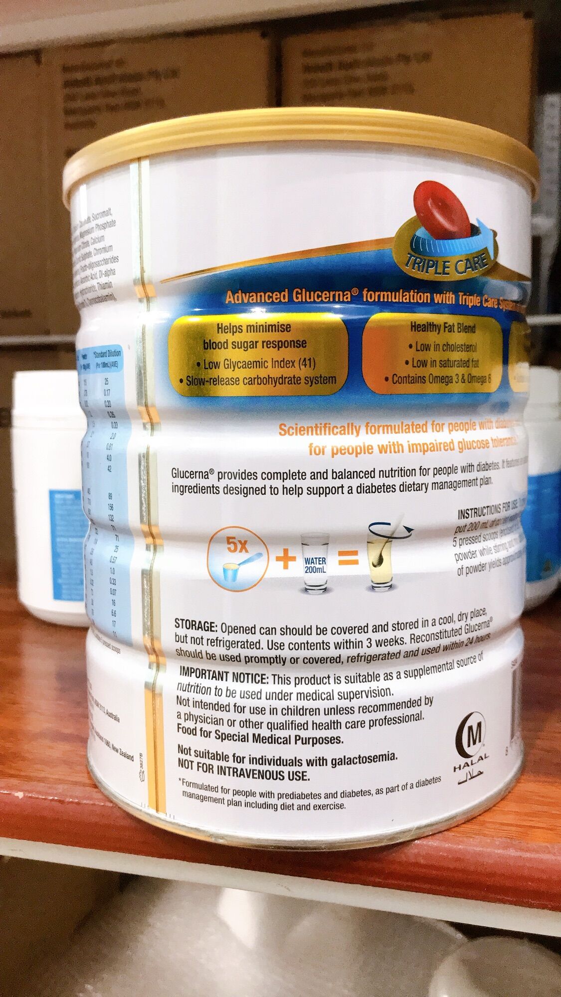 Sản phẩm Sữa Glucerna Úc 850g