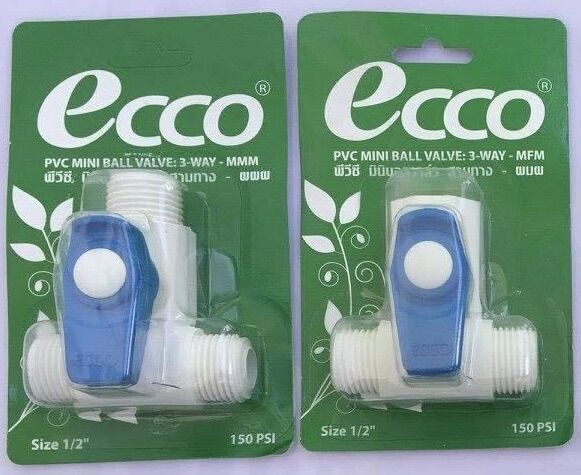 Bộ 2 Van khống chế cao cấp Ecco 3 đầu răng nhập khẩu từ Thái Lan