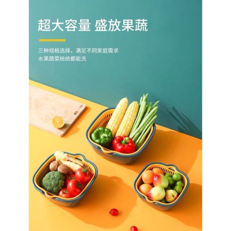 Sét rổ 6 món:3 rổ+3 chậu