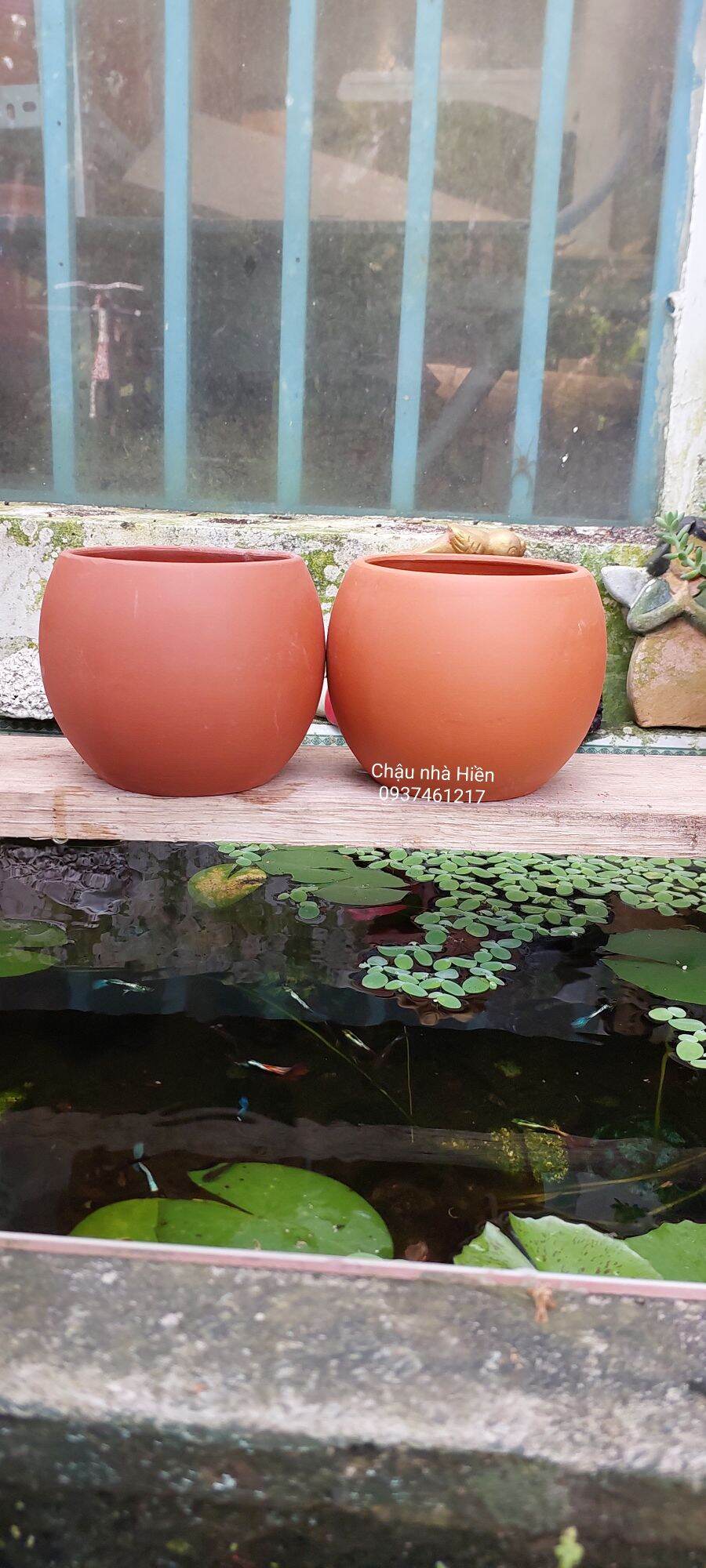 Chậu đất nung Bình Dương hình thố nhỏ m9 x c9