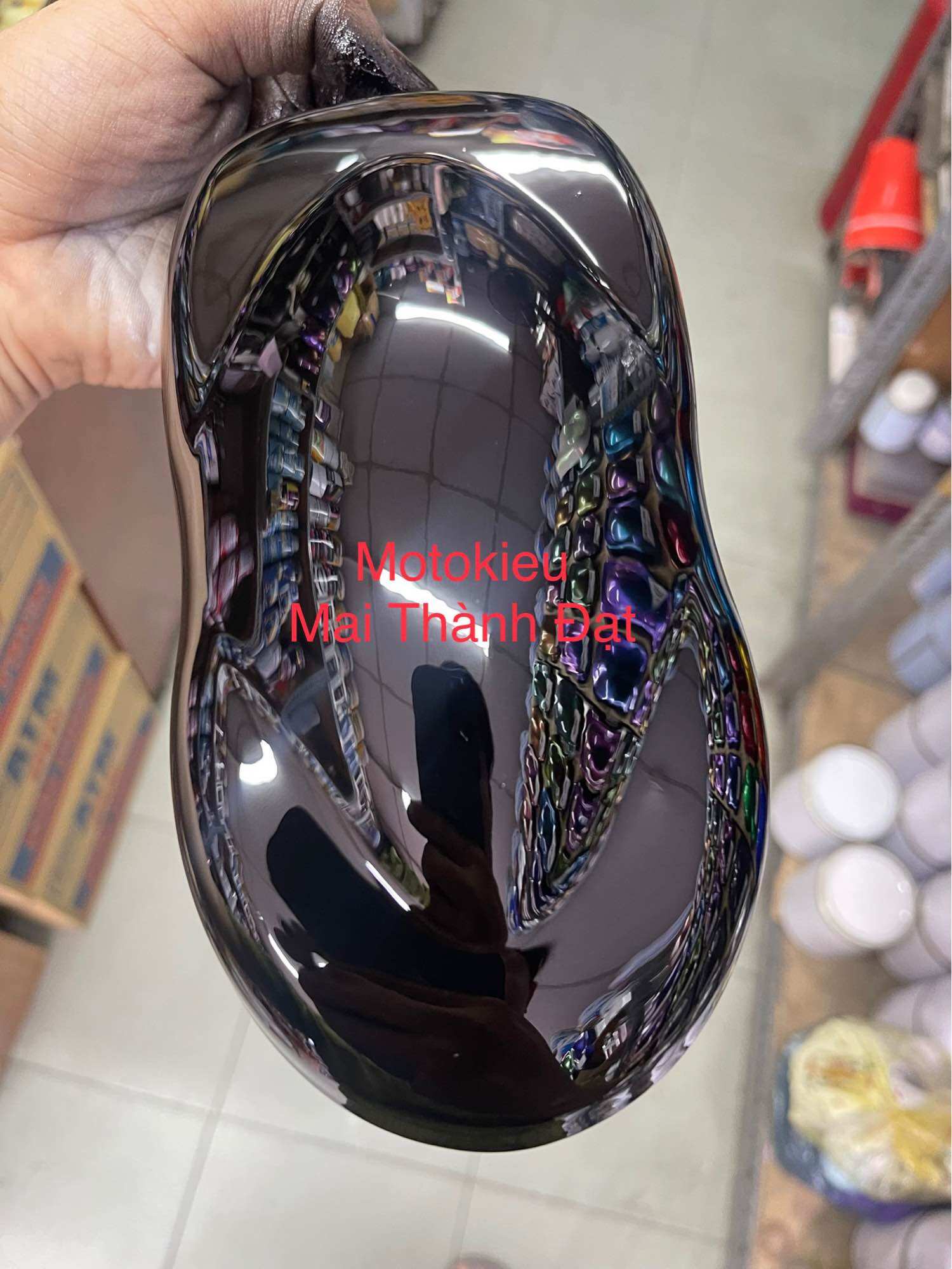 Màu Sơn Đen 2k Tự Bóng Siêu Đen( Sơn oto xe máy )Đóng gói tùy chọn
