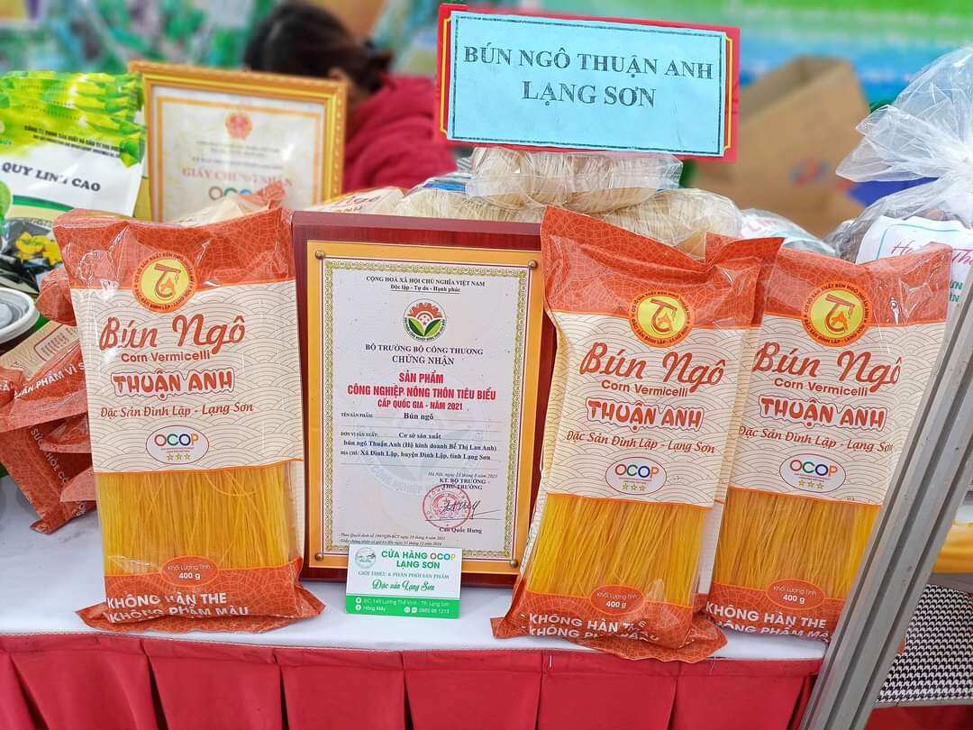 Bún ngô Lạng Sơn 5 gói (400g/gói) hàng xuất khẩu