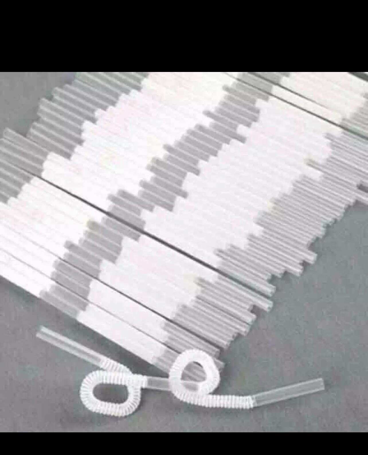 1 bịch Ống hút xoắn 2 đầu fi6