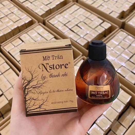 Tinh Chất Mỡ Trăn Nguyên Chất triệt lông, mờ rạn da 75gr