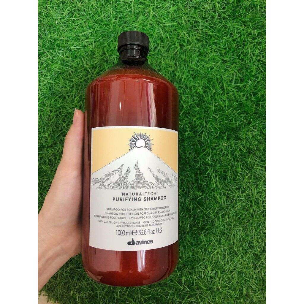 DẦU GỘI Dành cho tóc GÀU PURIFYING DAVINES SHAMPOO 1000ML