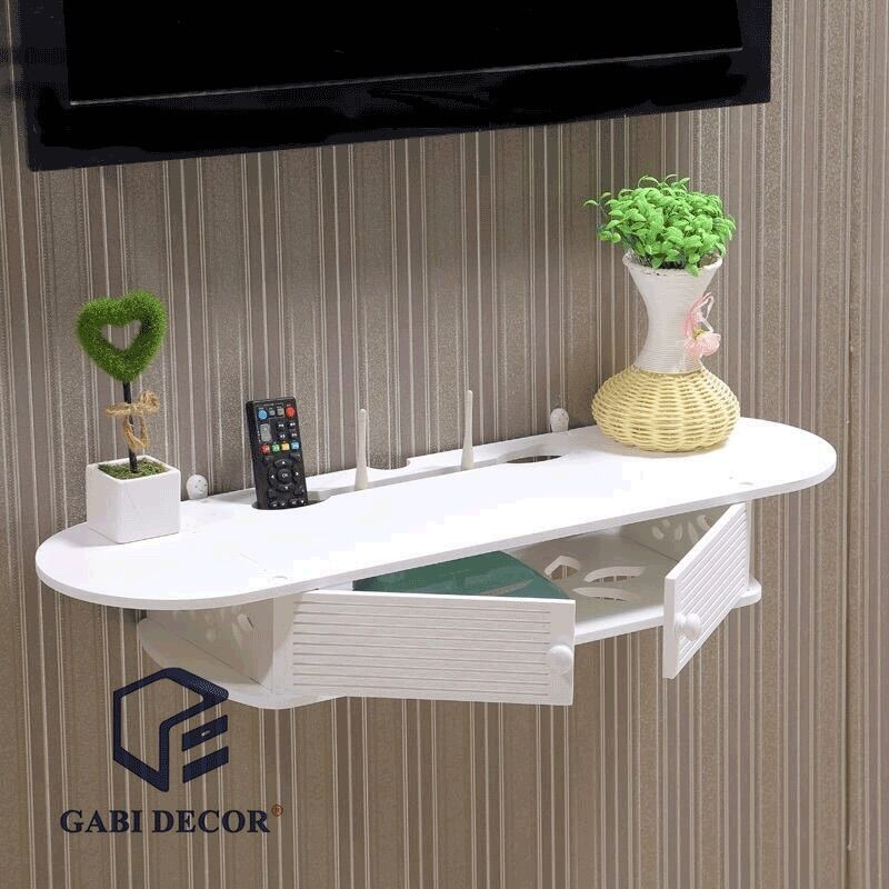 Kệ tivi 2 cánh treo tường dài 1m x 12 x 25 cm