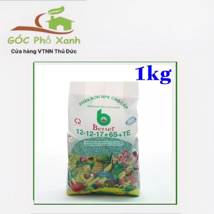 Phân NPK 12-12-17+6S + TE gói 1kg