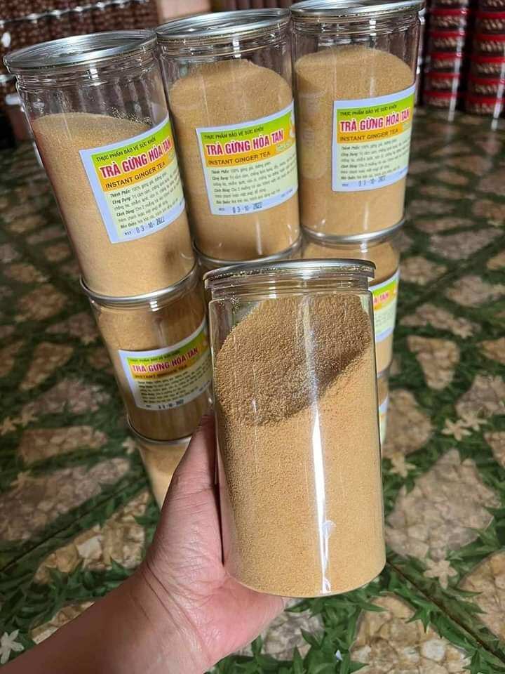 Trà gừng hòa tan Daklak 500g