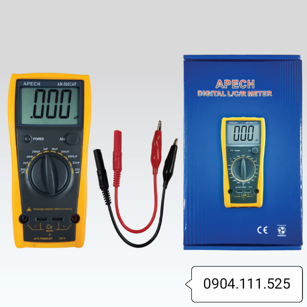 Đồng hồ đo tụ điện, đo điện dung APECH AM-568 CAP