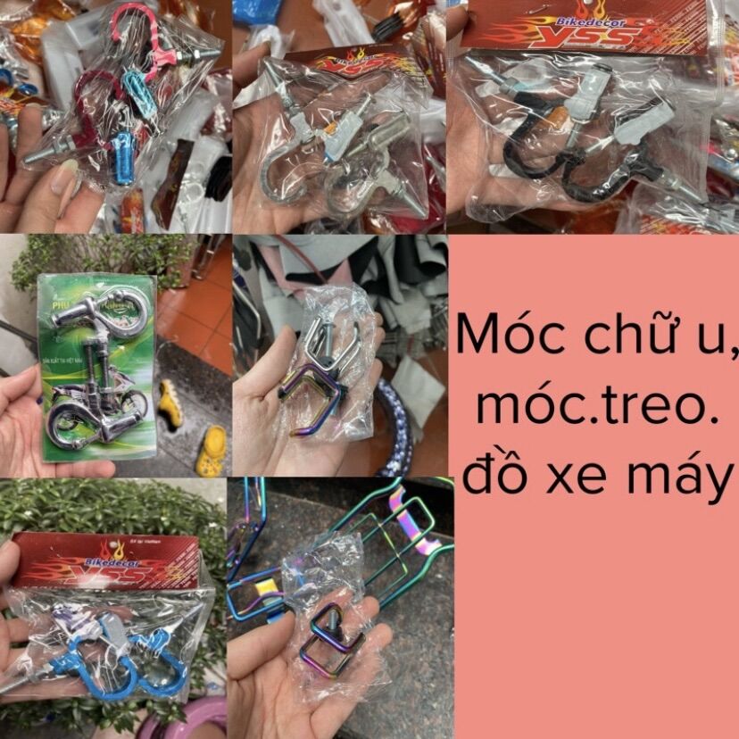 Móc xe máy treo đồ wave,dream,sh,airblade chữ u