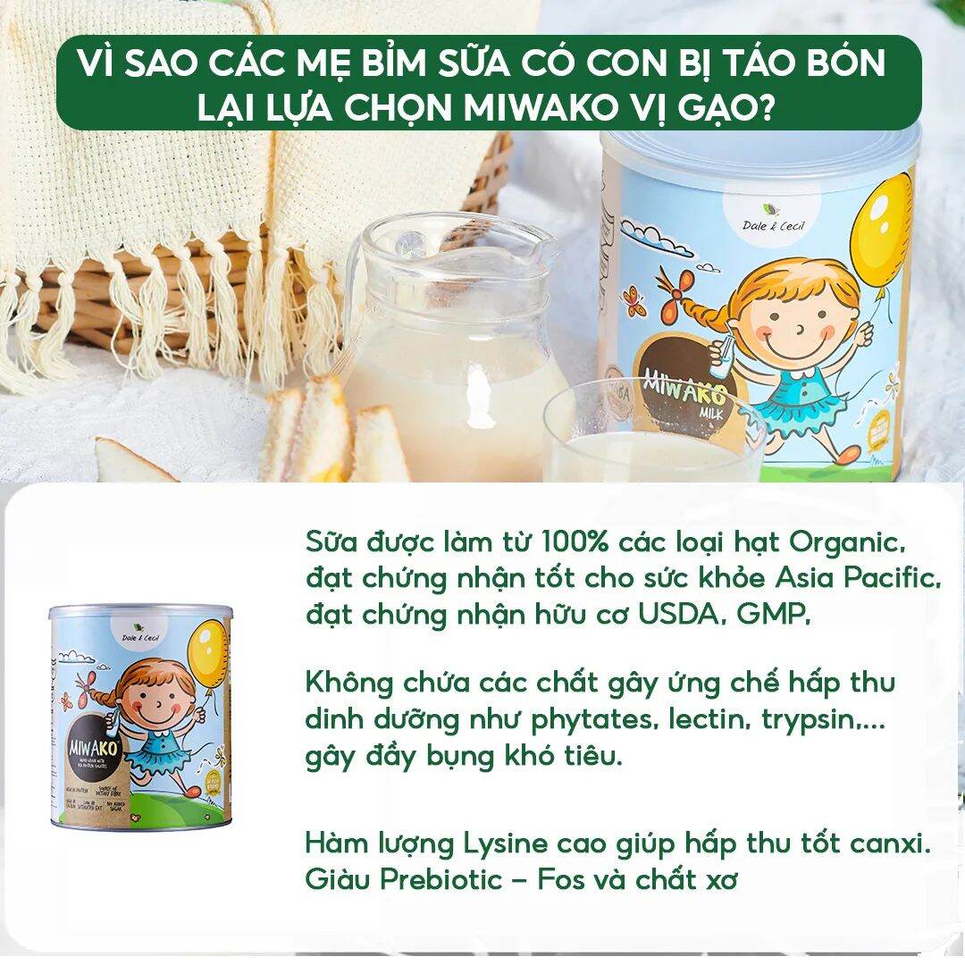 Sữa Miwako vị  gạo 400g