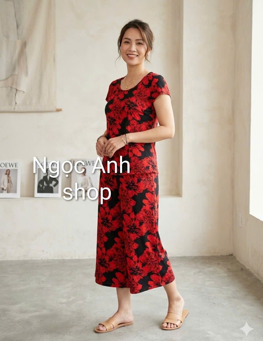 Bộ lửng ống rộng dài khoảng 64cm thun aty