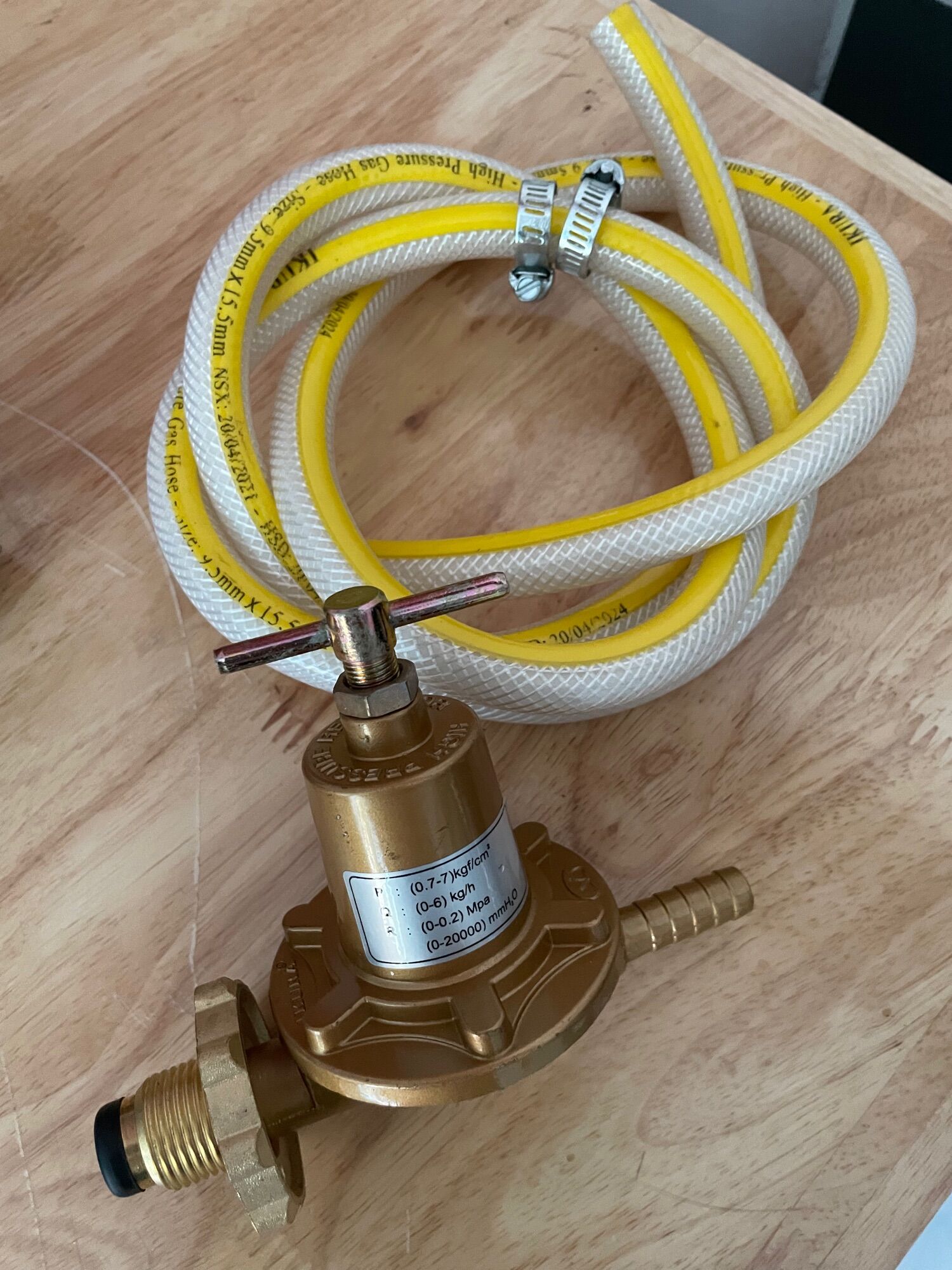 Bộ Van Dây Gas Khè (Cao áp) Cao Cấp  - Dùng cho bếp khè