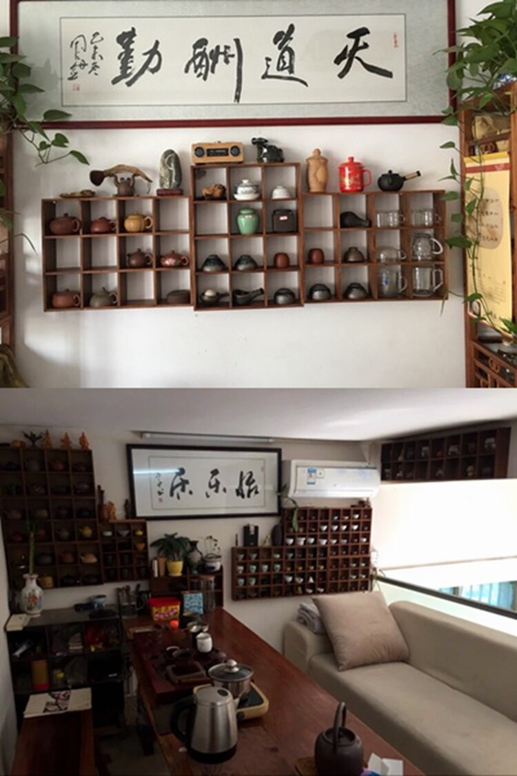 Bộ Đồ Trà Để Bàn Cổ Điển Gỗ Thật Trên Tường Tủ Đựng Đồ Ô Vuông Kệ Để Cốc Trà Ấm Trà Kệ Để Đồ Ô Vuông Cổ Điển Treo Tường