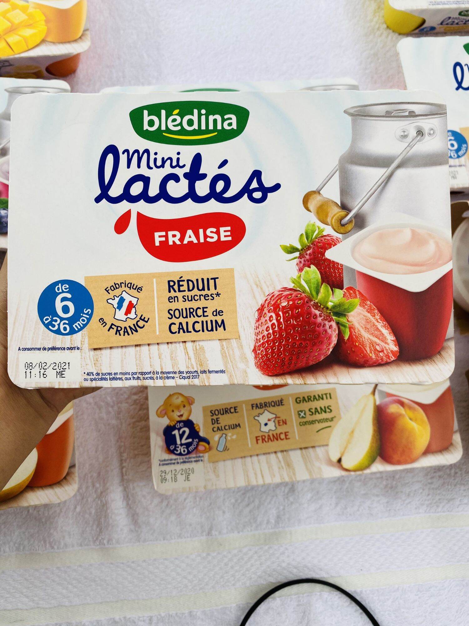 Sữa chua Bledina Pháp cho bé ăn dặm từ 6m