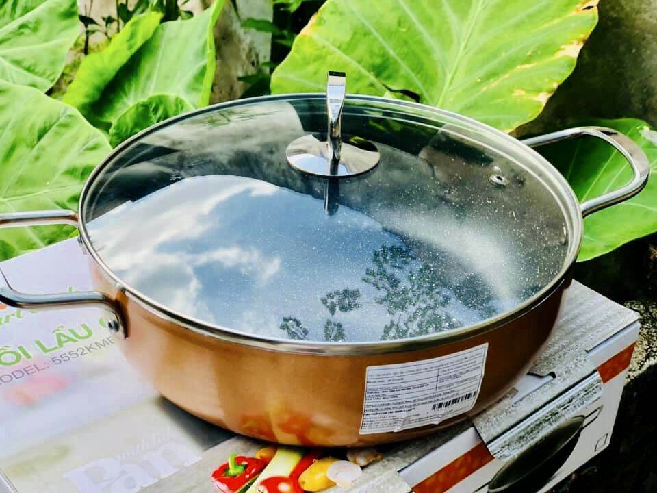 Nồi lẩu chống dính elmich 26cm smartcook 5552kmb