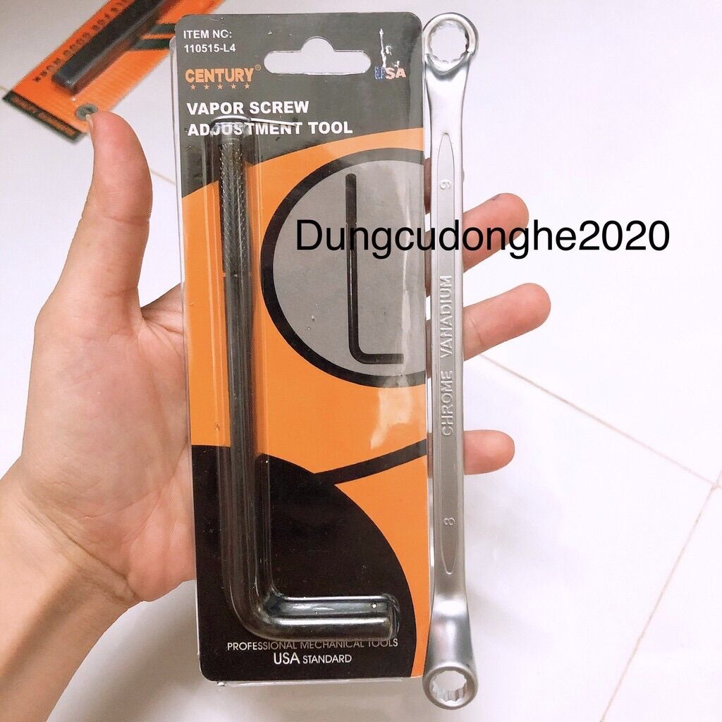 Bộ chỉnh cò cao cấp hàng tốt, cây chỉnh cò thép century+luxtop