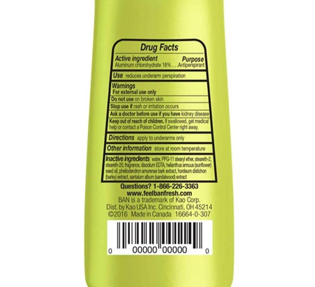 Lăn khử mùi BAN FRESH COTTON ( 103ml ) - Ban Canada