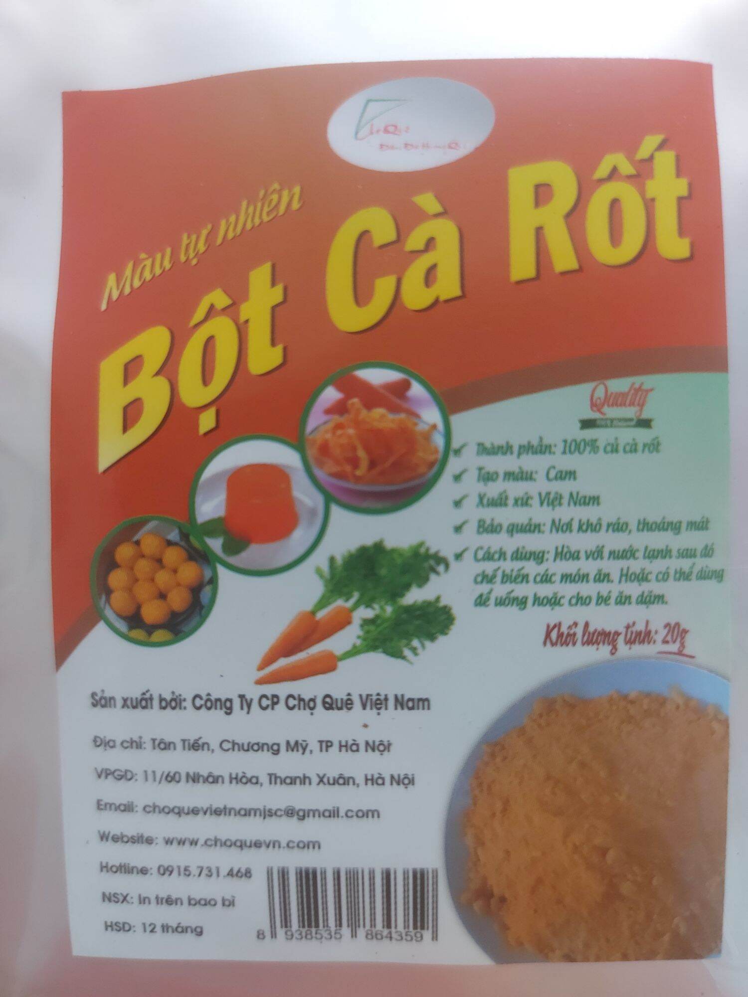 Bột cà rốt
