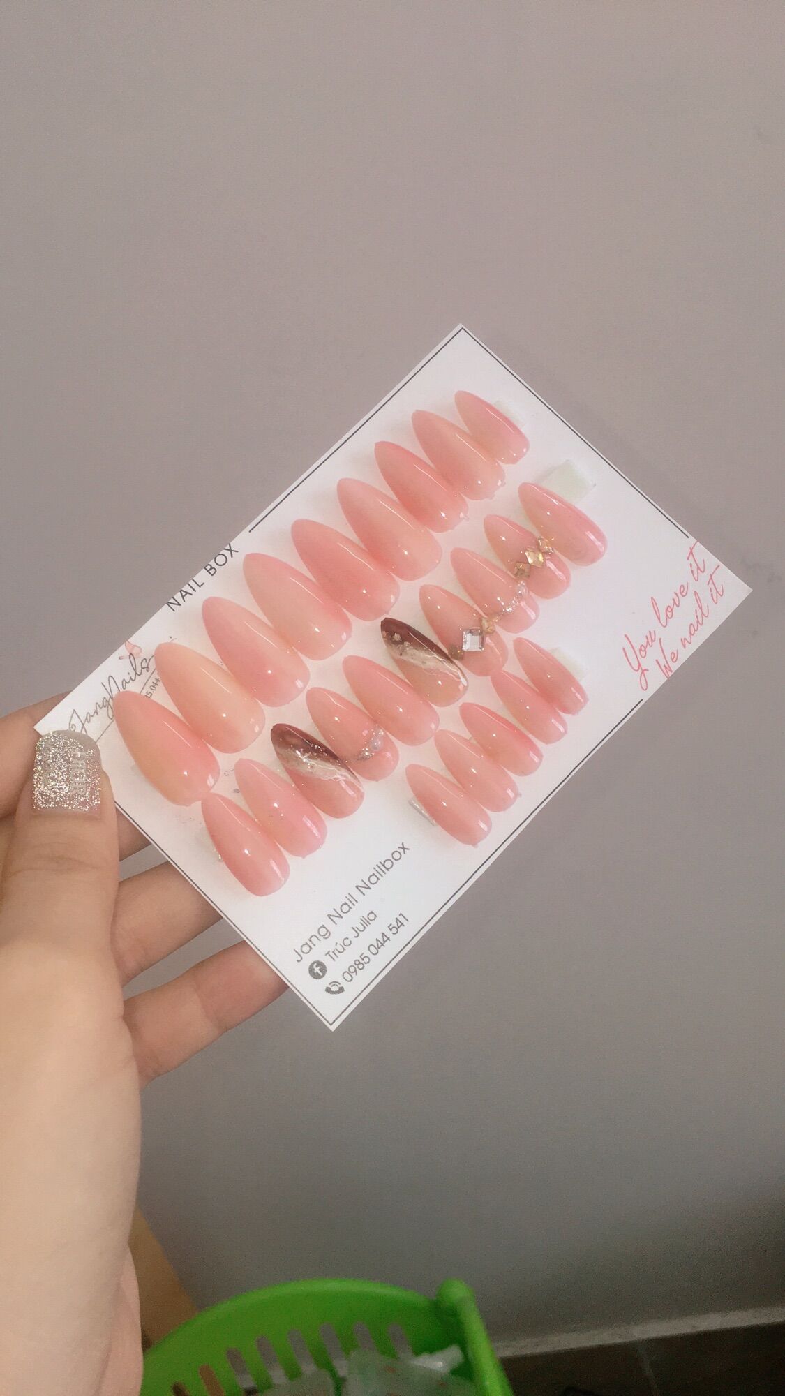 ( có ảnh thật) A1/ móng tay giả/nailbox/nail thiết kế