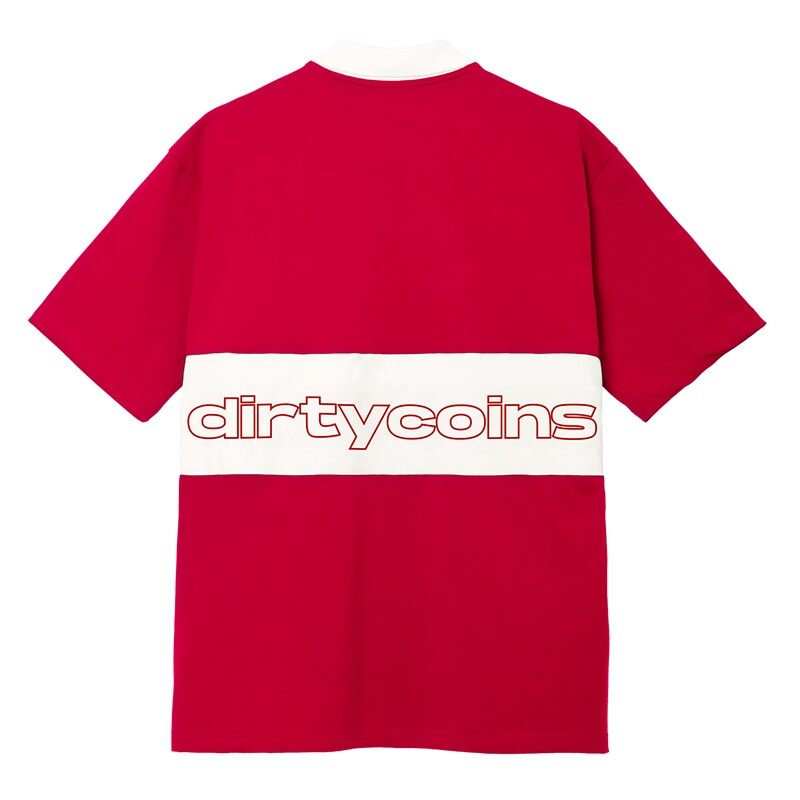 Áo Polo Dirty coins - Đỏ - Local Brand