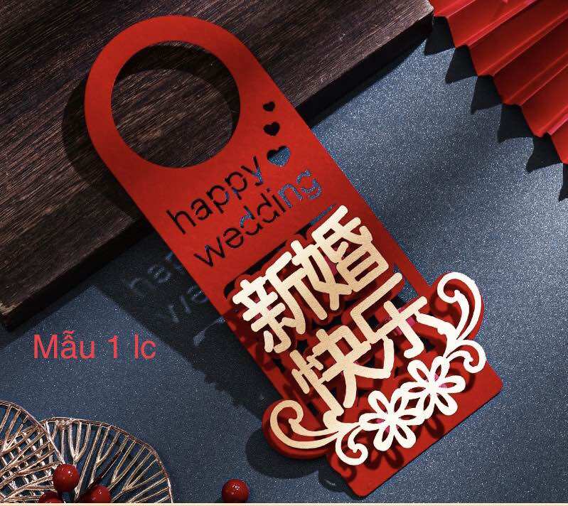 {Hàng mới về} Tấm treo cửa phòng Tân hôn