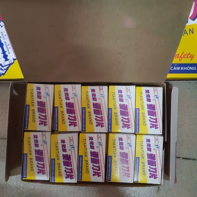 LƯỠI LAM TÍM 1 HỘP 200 LƯỠI