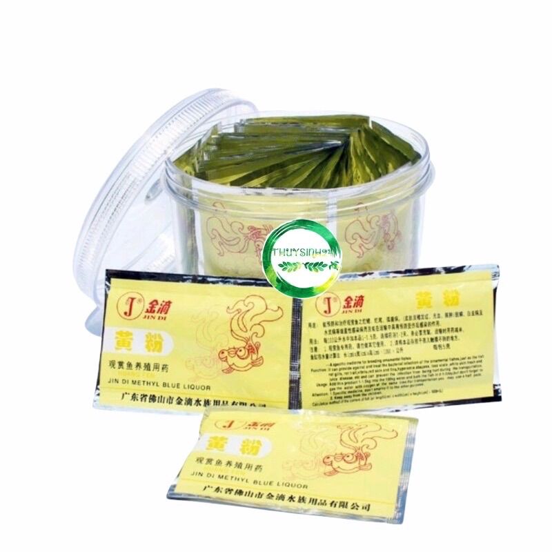 Jindi gói vàng - ngừa bệnh diệt khuẩn cho cá cảnh